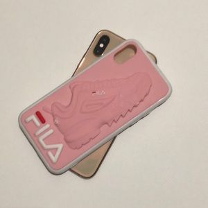 Pink Fila IPhone Cases
